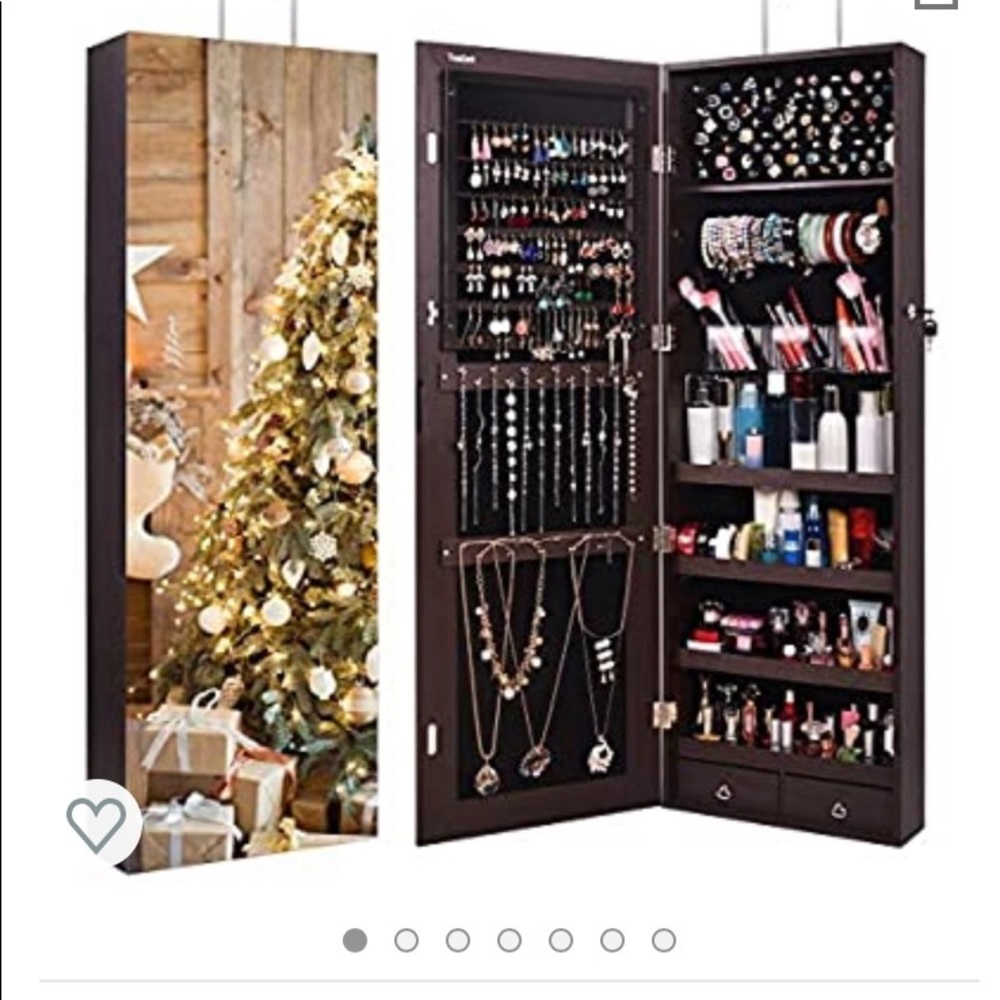 Jewelry Organizer Cabinet Wall Hanging
